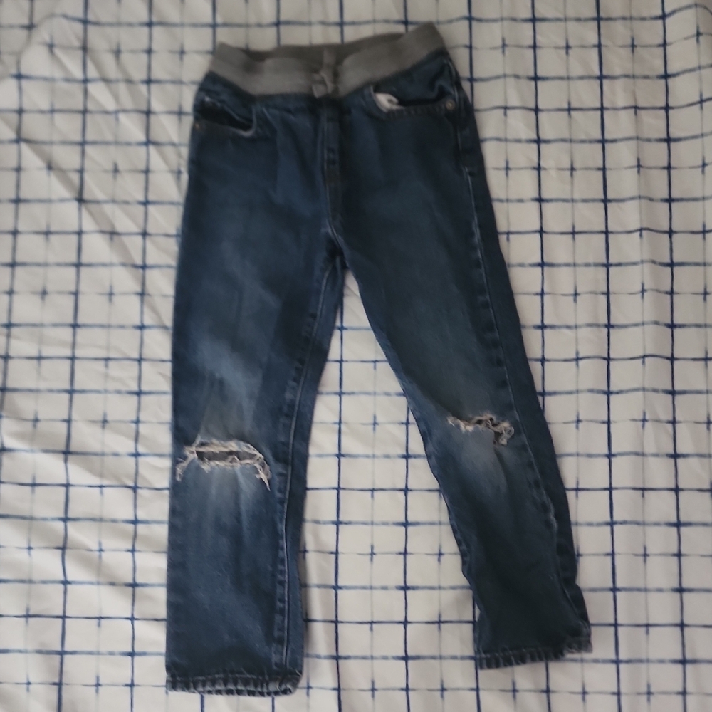 Stylish Distressed Denim Jeans